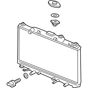 Acura 19010-PND-901 Radiator (Denso)