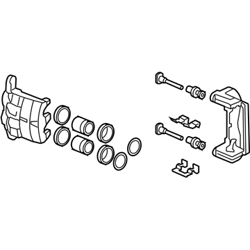 Acura 45019-STX-A02 Caliper Sub-Assembly