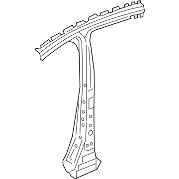 Acura 63610-TX6-305ZZ Stiffener, Driver Side Center Pillar