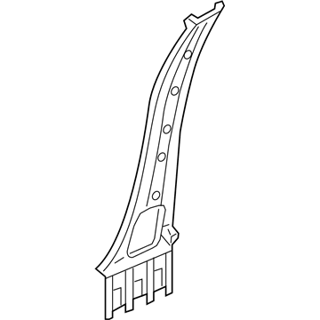 Acura 64220-TX6-A00ZZ Pillar, Passenger Side Center (Inner)