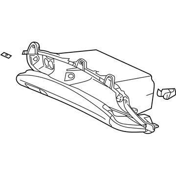 Acura 77521-TK4-A14ZA Glove Box (Gray)