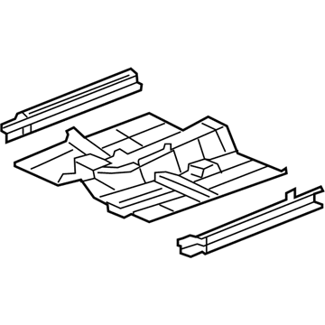 2007 Acura RL Floor Pan - 65100-SJA-A01ZZ