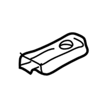 Acura 66508-TL2-A50ZZ Bracket Assembly, Rear Parcel Dumper 66508-TL2-A50ZZ Acura Bracket Assembly, Rear Parcel Dumper Illustration 1 of 1