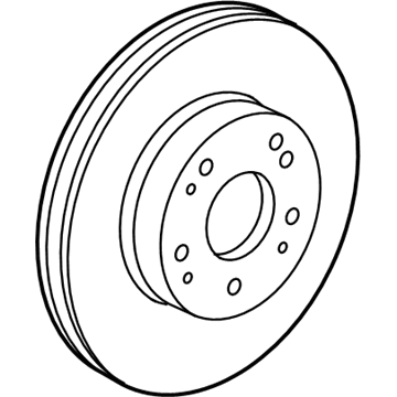 Acura 45251-T3R-A00 Front Disk (17" 25T)