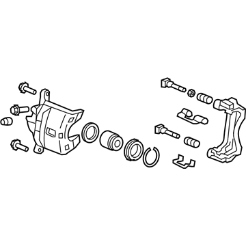 2019 Acura ILX Brake Caliper - 45018-T2F-000