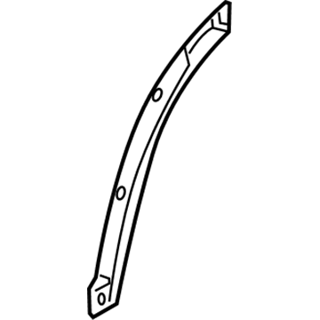 Acura 72945-TX4-A01 Right Rear Door Wheel Arch Seal