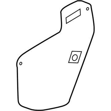 Acura 72861-TX4-A00 Seal, Left Rear Door Hole