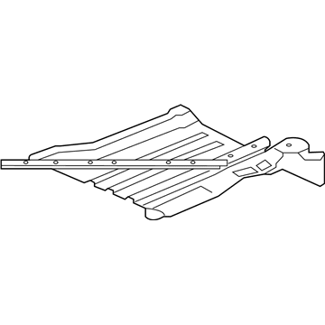 Acura 74560-TY2-A01 Cover Assembly, Driver Side Middle Floor (Lower)