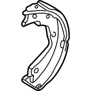 Acura Parking Brake Shoe - 43154-S3V-A13