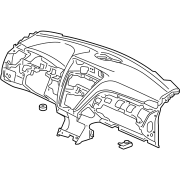 Acura 77102-SZN-A03ZB Panel (Premium Black)