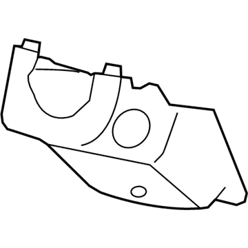 Acura MDX Steering Column Cover - 77361-STX-A01ZB