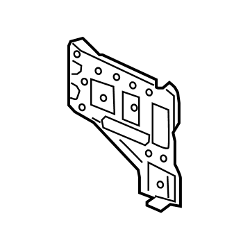 Acura 60819-TJB-A00ZZ Front Bumper Beam Extension Flange