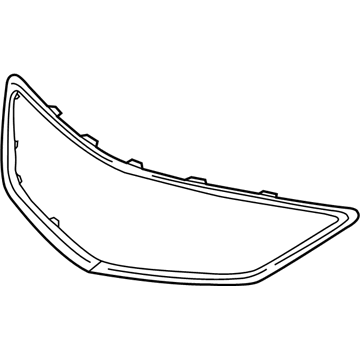 Acura 71122-TX6-A51 Front Grille Molding