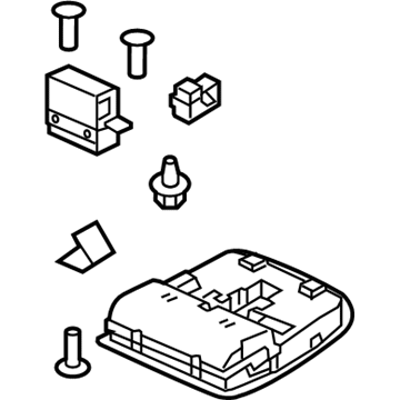 Acura 36600-SZN-A11ZA Console Assembly, Roof (Max Ivory)