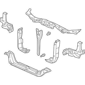 Acura 60400-S3V-306ZZ Front Radiator Support Bulkhead