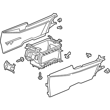 Acura Center Console Base - 83411-TY2-A02ZB