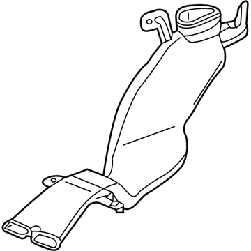 Acura 83330-TK4-A01 Duct, Right Rear Heater