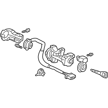 Acura 35100-S0K-A04 Lock Assembly, Steering