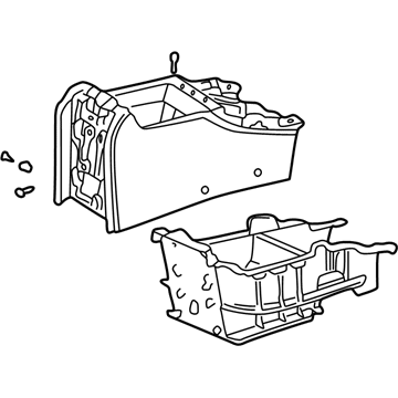 Acura CL Center Console Base - 83401-S3M-A00ZB