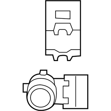 Acura 39680-TV0-E11YG Sensor Assembly, Parking (Graphite Luster Metallic)