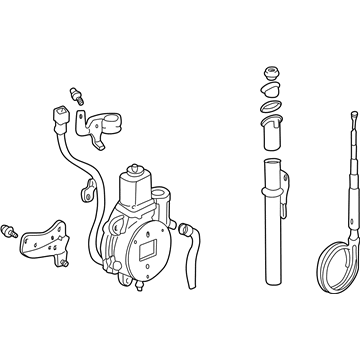 Acura 39150-ST8-A02 Motor Antenna Assembly