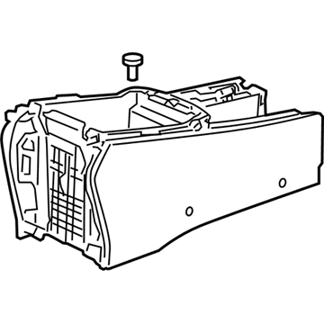 Acura 83402-SEP-A02ZA Box Assembly, Console (Graphite Black)