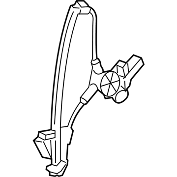 Acura Window Regulator - 72710-SJA-A01