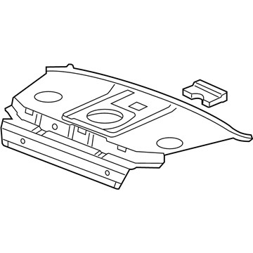 Acura 66500-TL2-A50ZZ Shelf, Rear Parcel