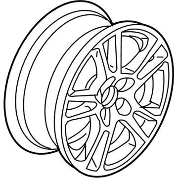 Acura 42700-TK4-A01 Aluminum Wheel Rim (17X8J) (Tpms) (Enkei)