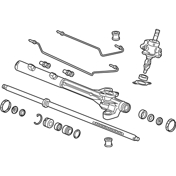 Acura 53601-SEP-A54 Power Steering Rack Gear Box