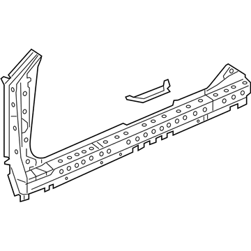 Acura 63620-TV9-305ZZ Reinforcement, Driver Side Sill