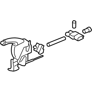 Acura 47105-TL0-G12ZC Lever Assembly, Parking Brake (Type Z)