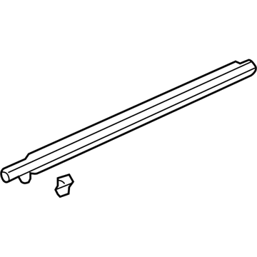 Acura 72910-TL0-003 Right Rear Door Molding Assembly