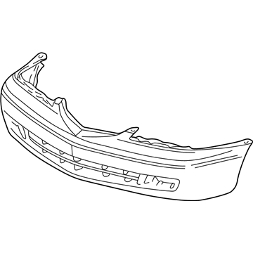 Acura 04711-S3M-A91ZZ Front Bumper Face (Dot)