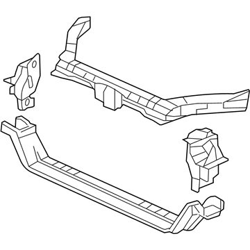 Acura 60400-SEP-A20ZZ Radiator Support Front