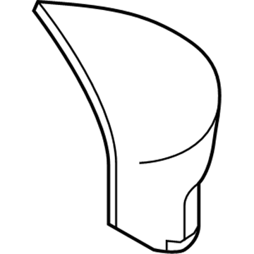 Acura 76201-TA0-A01YP Passenger Side Skull Cap (Lunar Silver Metallic)