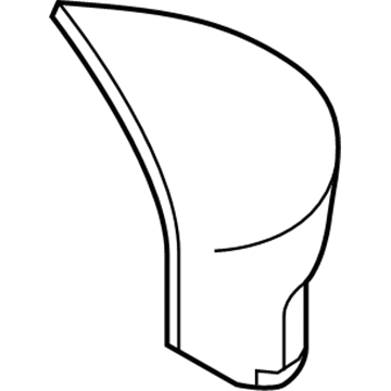 Acura 76201-TA0-A01YF Passenger Side Skull Cap (Urban Titanium Metallic)