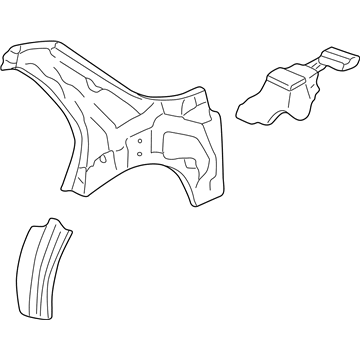 Acura 64300-ST8-300ZZ Panel, Right Rear Inside