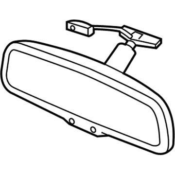 Acura 76400-TZ6-Y11 Rear View Mirror