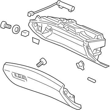 2005 Acura RL Glove Box - 77501-SJA-A04ZB