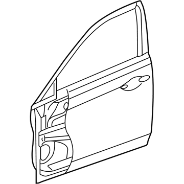 Acura 67010-TL2-A90ZZ Panel, Right Front Door (Dot)