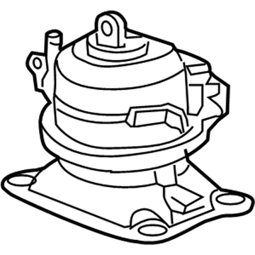 Acura 50830-T2G-A01 Front Engine Mounting Rubber Assembly