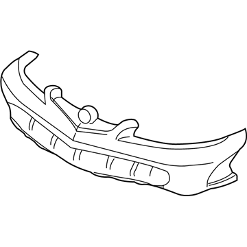 Acura 04711-S3V-A80ZZ Front Bumper Cover Primed