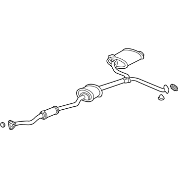 Acura 18307-SEP-A03 Muffler, Passenger Side Exhaust