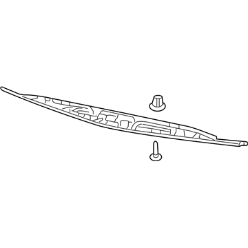 Acura 74890-STX-A10 Garnish Assembly, Rear License