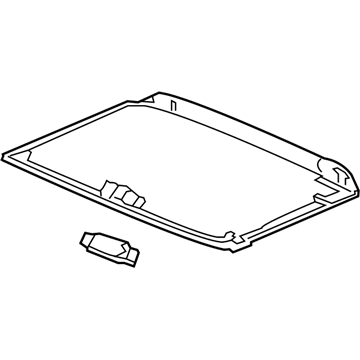 2018 Acura TLX Sun Visor - 70600-TZ5-A02ZB