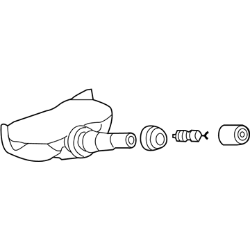 Acura 42753-TY2-A51 Tire Pressure Monitoring System Tire Pressure Sensor