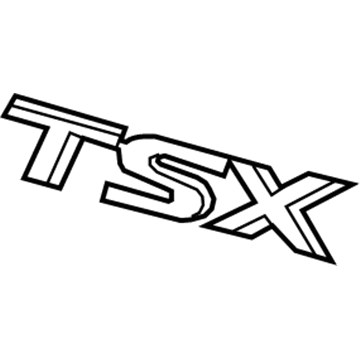 2012 Acura TSX Emblem - 75722-TL7-A01