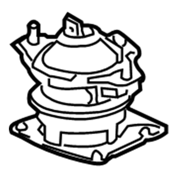 Acura 50830-SEP-A04 Front Rubber Assembly