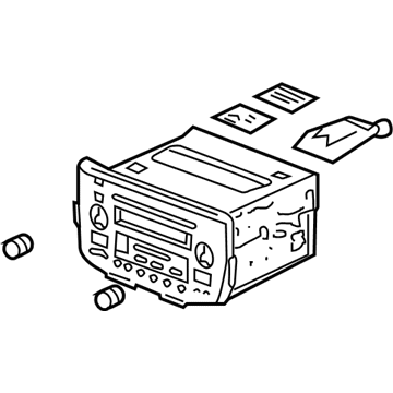 Acura 8-97187-122-0 Connector, Rear 8-97187-122-0 Acura Connector, Rear Illustration 1 of 1